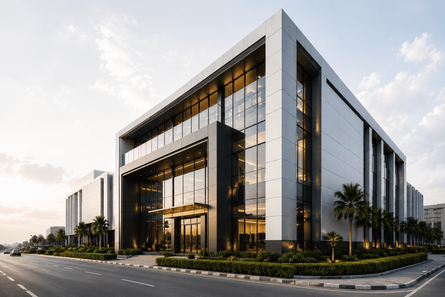 Modern architectural facade by Aldura